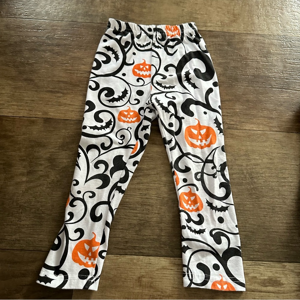 Pumpkins Jackolantern Halloween dress and leggings outfit set - Picture 9 of 9